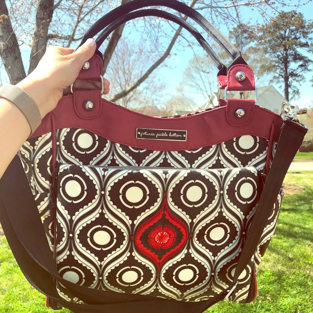 Petunia Pickle Bottom diaper bag w/wristlet